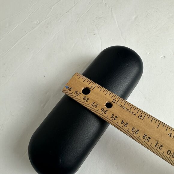 OAKLEY Eyeglass Sunglass Black Faux Leather Hard Clamshell Small CASE‎ ONLY - Picture 6 of 6